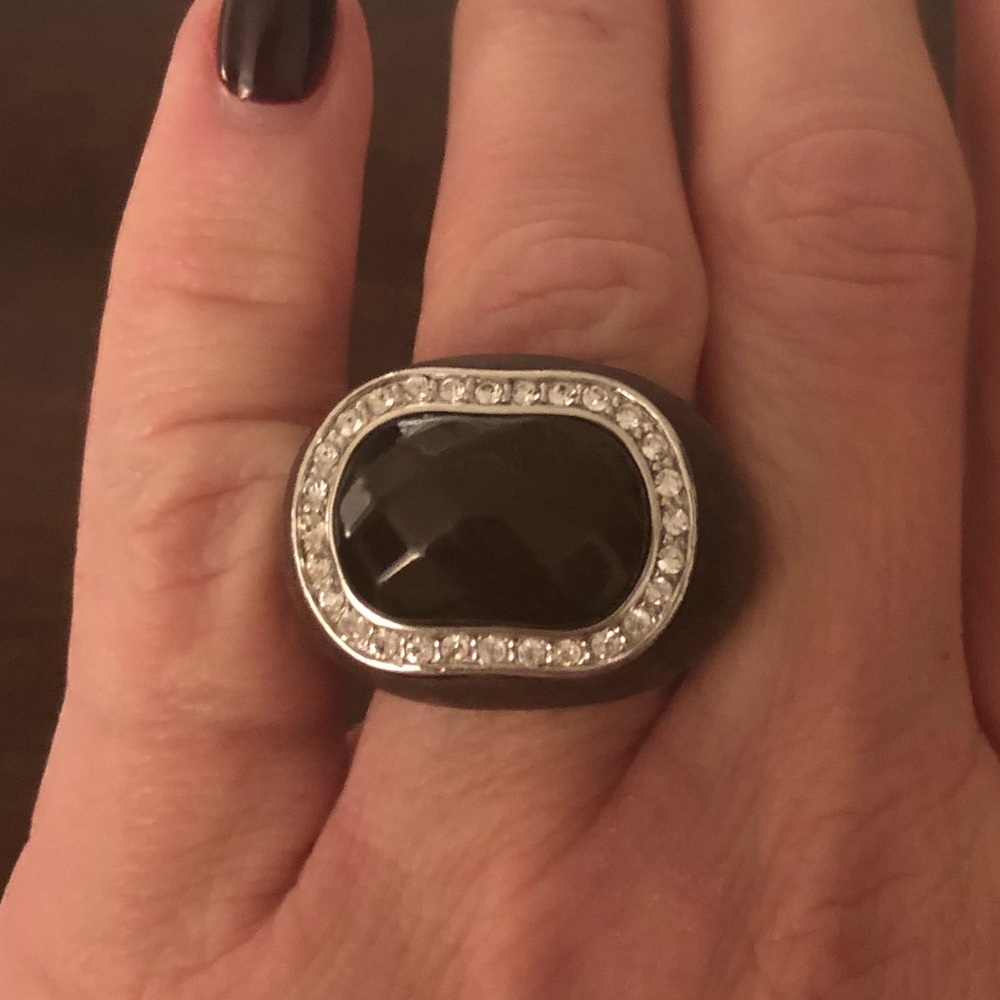 Swarovski crystal ring size 7